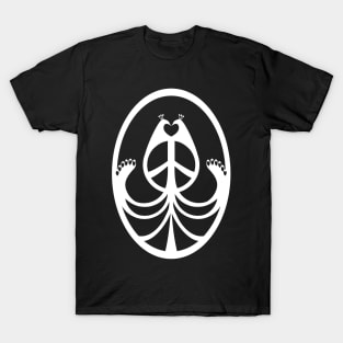 Peace, Love and Peacocks (White) T-Shirt